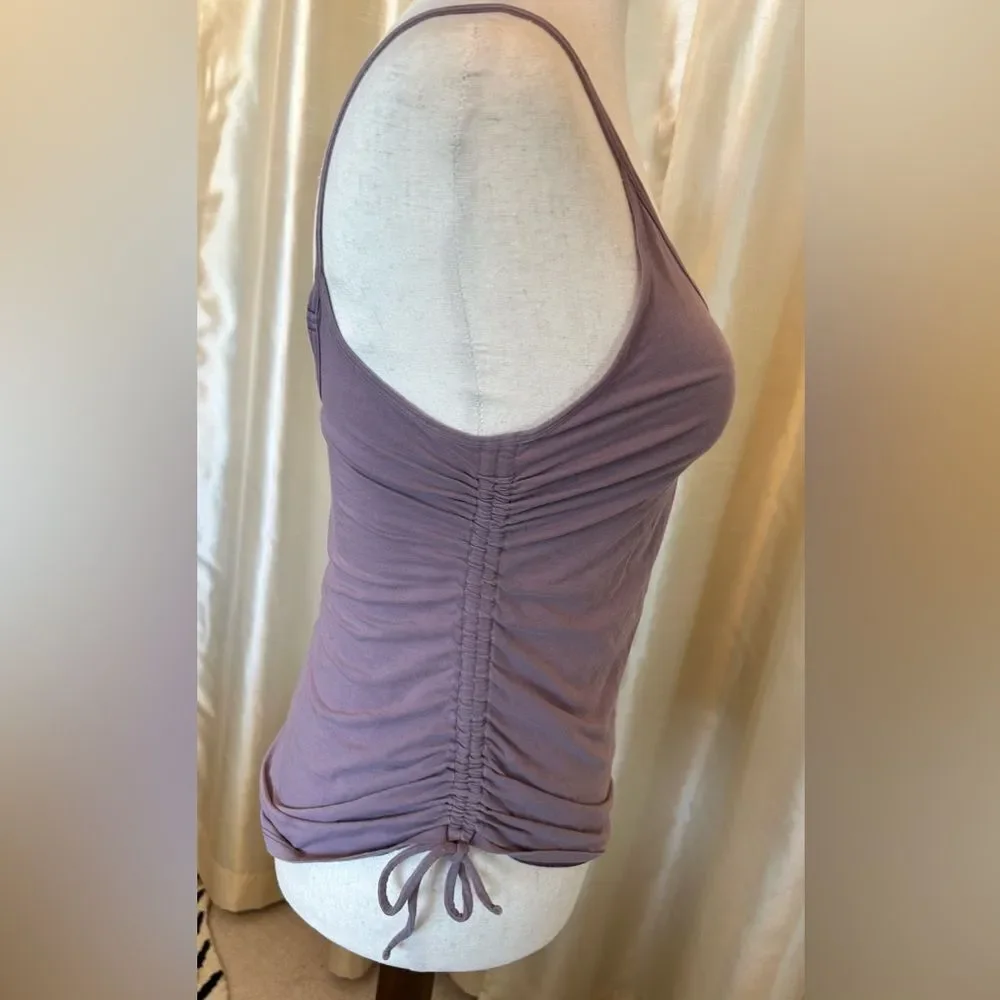 Lululemon purple tank size 6 side scrunched  gently worn size 6